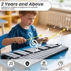 30 Notes Collapsible Glockenspiel Xylophone  Percussion Instrument Kit For