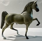 Venture Vintage Plastic Horse Body Model Figurine Collectible Olive Gold Read