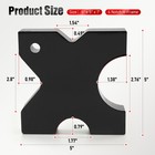20 Ton Steel Shop Hydraulic Press Bed Plates H-frame Arbor 4 Notch 1 x5 x5  Set