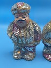 Vintage India Hindu Man Woman Dolls Glass Clay  Small Marriage