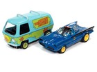 Auto World  srs338 Scooby-doo  Meets Batman   Robin Ho Scale Slot Car Set