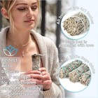 White Sage Smudge Sticks 4 Inch Long - Burning Sage Bundle For Cleansing House