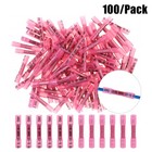 100pcs Red 16-22 Gauge Awg Heat Shrink Butt Wire Connectors Crimp Terminals Us
