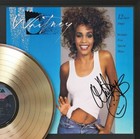 Whitney Houston Framed Black Wood Reproduction Signature Gold Lp Display 2