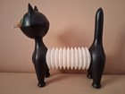 Vintage Toy Cat Libuse Niklova Squeaky Plastic Toy