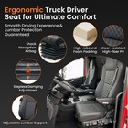 For Kenworth Freightliner Volvo Air Ride Seat     Heavy Duty Adjustable Truck Seat