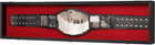 Wrestling Belt Display Case Black Solid Wood Wwe Mma Boxing Championship Cabinet