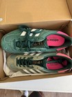 Adidas Shoes Womens 6 5 Gazelle Indoor Collegiate Green Pink Suede Ig5929