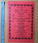 1983 Shannon The Love Bug Starski Spider D Dj Divine Nyc Rap Show Flyer Hip Hop