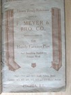 Rare 1910 F Meyer Co Peoria Il Furnace House Construction Estimate Book