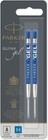Parker Quink Gel Refills For Ballpoint Pens  Medium Point  3 Packs Of 2 Refills