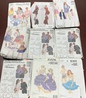 Lot Of 50 Vintage Costume Patterns Ladies Mens Childrens Halloween Retro Dresses
