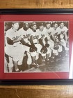 Vintage 1955 Photograph Print Of Brooklyn Dodgers  the Dugout  W jackie Robinson
