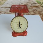 Antique Columbia Family Scale 24 Lb Scale Landers Frary   Clark Red Eagles