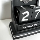 Harley-davidson Perpetual Calendar Hallmark Desk Office Heavy Vintage Biker