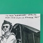 Wwii Usn John D Stokes Signed Photo Ace Pilot Silver Star Dfc