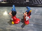 Vintage Fantasia Mickey Mouse Walt Disney Applause Hong Kong Set Of 2 
