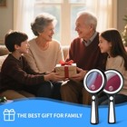 10x 30x Handheld Magnifying Glass With Light For Close Work Reading Low Vision