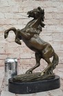 Loving Horse  Western Equestrian Farm Ranch Art Bronze Marble Statue Sculpture