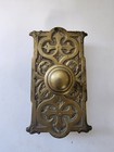 Rare Vintage Antique  Brass    Wood Roller Ink Blotter  Victorian  Edwardian