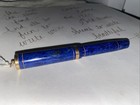 Vintage Conklin Junior Size Endura Fountain Pen  Blue   Gold