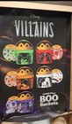 2026 Mcdonald   s Disney Villains Boo Buckets Full Set Of 5 Presale Ship 10 20