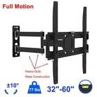 Full Motion Tv Wall Mount Bracket Swivel Tilt For 32 36 40 42 43 46 49 50 55 60 