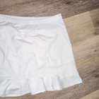 Nanette Lepore Play Women   s White Athletic Skort M Pull-on Stretch Tennis Golf