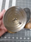 Justrite Streamlined Miners Work Hat Helmet Carbide Lamp Lantern Light Brass Usa