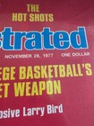Rare  Sports Illustrated Nov 28  1977 Larry Bird Boston Celtics Rookie Cover