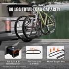 Uimoso 2-bike Rack Hitch Mount Folding Carrier Car Truck Suv 1 25  2  Receiver