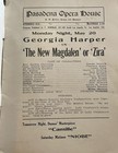 California Pasadena Opera House Program 1900s