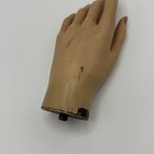 Vintage 1930s   50s Mannequin Hand Display W  Metal Base Halloween Crackle Effect 