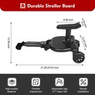 Universal 2in1 Stroller Ride Board Stroller Board Buggy Wheeled Board Seat Pedal