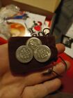 Pacman Arcade Token Coin Set Of 3 Bam Box Gamer Rare Promo Nes Gba 3ds