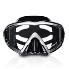 Scuba Diving Mask Tempered Glass Lens Swim Goggles Snorkeling Panoramic View 