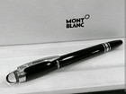 Montblanc Starwalker Ballpoint Pen Black Body Silver Clip With Black Ink