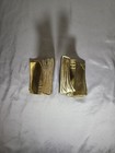 Vintage Pm Craftsman Brass Metal Cast Stack Of Cascading Books Book Ends Mcm  q 