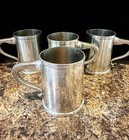     Hand Cast Pewter  Signed Mugs tankards - Single Owner