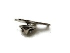 Galloping Horse Pin Vintage Black   Gold Tone