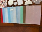 7  Lbs Huge Plastic Canvas Crafting Lot-3 Books   2 Christmas Kits  Many Shapes