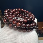10mm Super Quality Indian Small Leaf Red Sandalwood 108 Bracelet                   108               