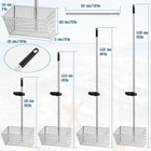 Sand Flea Rake 70 In Handle Sand Sifter For The Beach