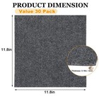 30 Pack Peel And Stick Carpet Tiles 12x12 Self Adhesive Carpets Squares For B   