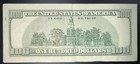      100 - One Hundred Dollar Bill Federal Reserve   Star Note 2003  circulated     