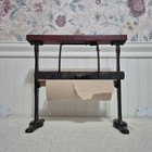 Antique Farmhouse Country Store Wood   Cast Paper Dispenser Cutter Sheline