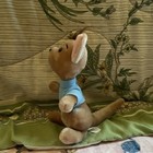 Vintage Disney Store Roo Winnie The Pooh Plush Stuffed Animal Blue Shirt 9 In