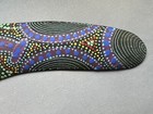 Authentic Australian Waterhole Dreaming Boomerang Hand Painted 10 3 4   