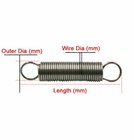 Wire Dia 1 2 Mm 304 Stainless Steel Expansion Extension Tension Spring Od 8-12mm