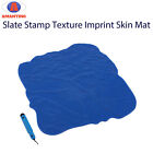 Slate Seamless Concrete Cement Texture Imprint Stamp Skin Mat 36  X 36  Blue